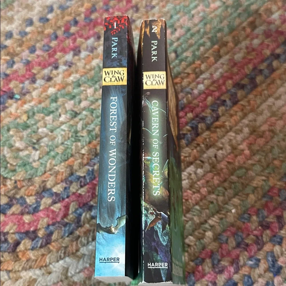 First 2 Wing & Claw paperback book novels Linda Sue Park